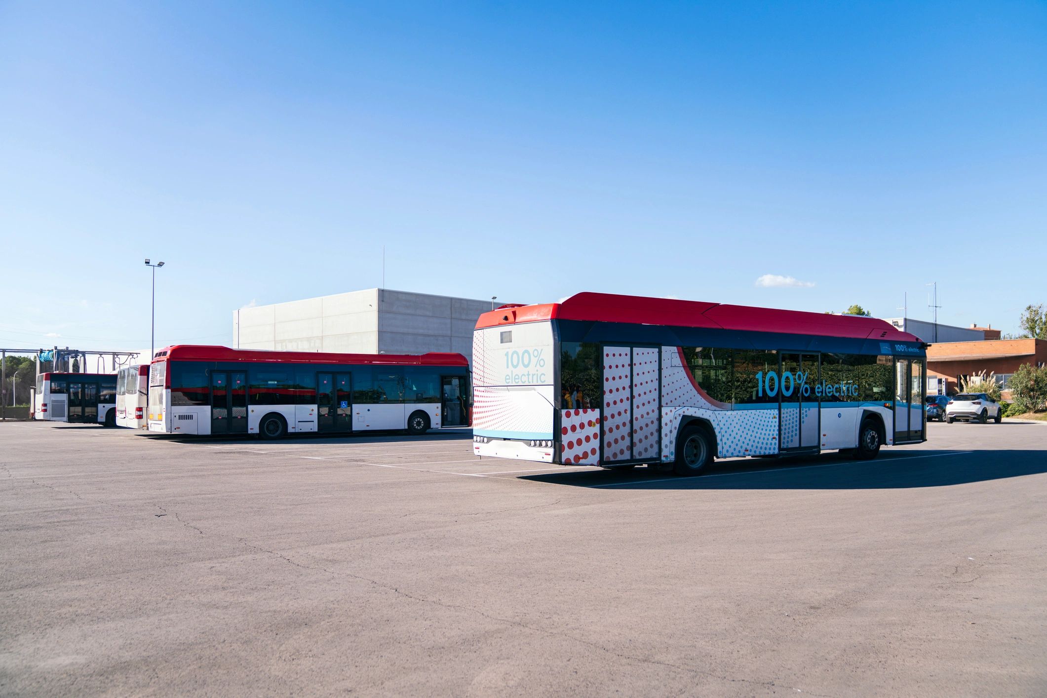 Electric vehicle charging infrastructure supporting sustainable property operations